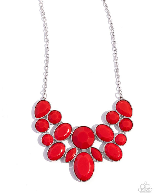 Demi-Diva - Red - Paparazzi Necklace Image