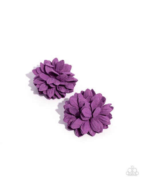 Paper Paradise - Purple - Paparazzi Hair Accessories Image