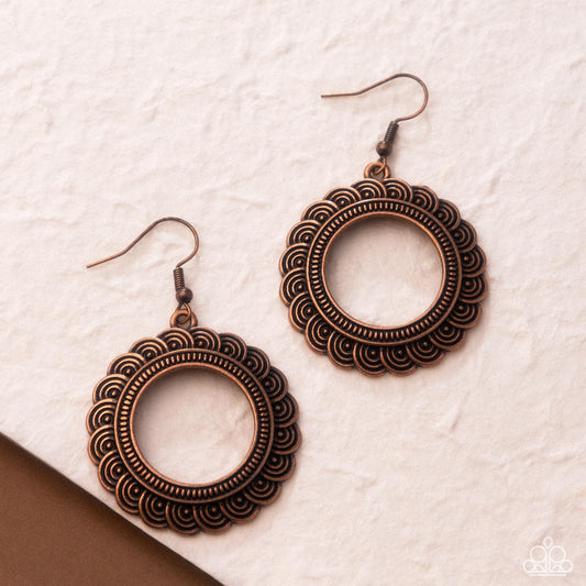 Mayan Mardi Gras - Paparazzi Earring Image