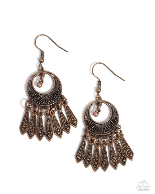 PRAIRIE For Me - Paparazzi Earring Image
