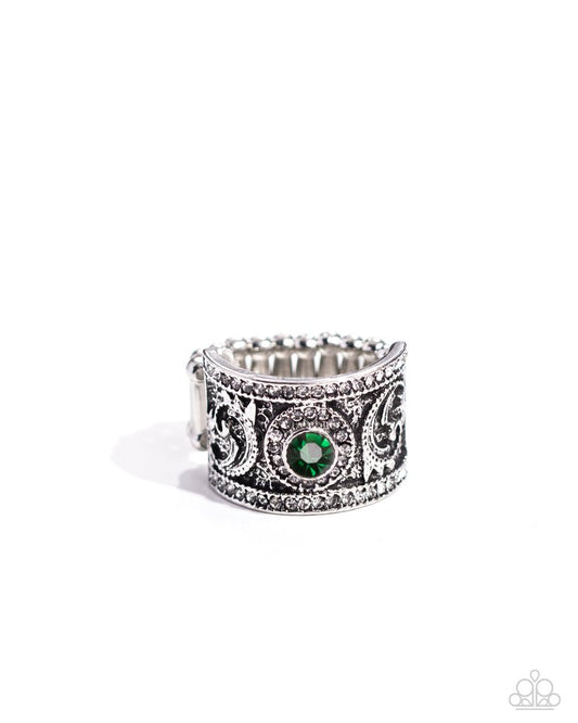 ​Imperial Intentions - Green - Paparazzi Ring Image