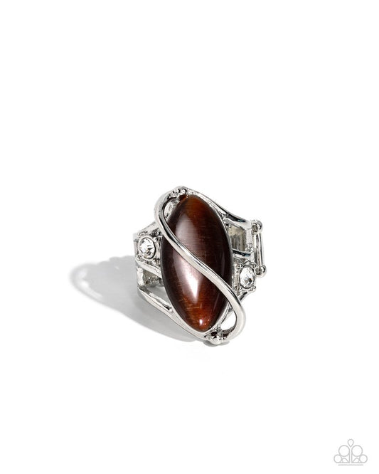 ​Enlightened Elegance - Brown - Paparazzi Ring Image