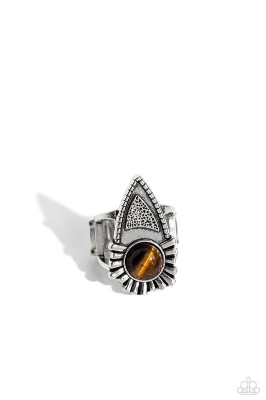 Solstice Scene - Brown - Paparazzi Ring Image