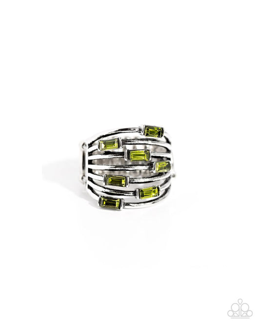 Exceptional Edge - Green - Paparazzi Ring Image