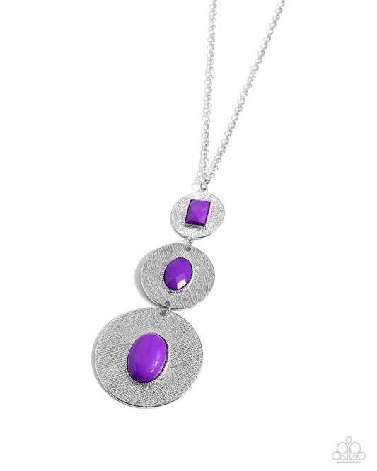 Talisman Trendsetter - Purple - Paparazzi Necklace Image