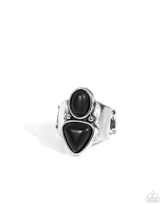 Desert Destination - Black - Paparazzi Ring Image