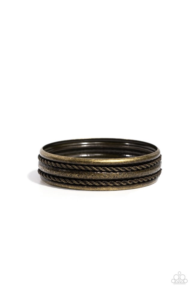 Off Road Relic - Brass - Paparazzi Bracelet Image
