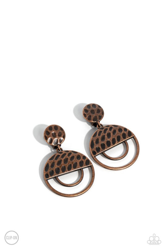 Southern Souvenir - Copper - Paparazzi Earring Image