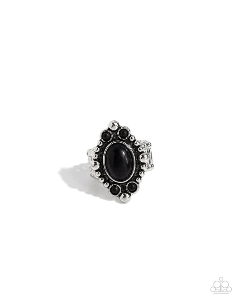 ​Cactus Corral - Black - Paparazzi Ring Image