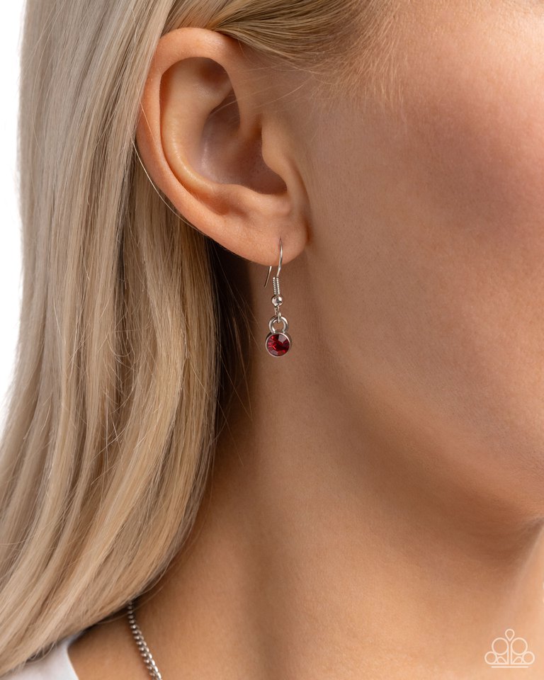 Jovial Jubilee - Red - Paparazzi Necklace Image