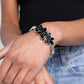 Glamorously Garnished - Black - Paparazzi Bracelet Image
