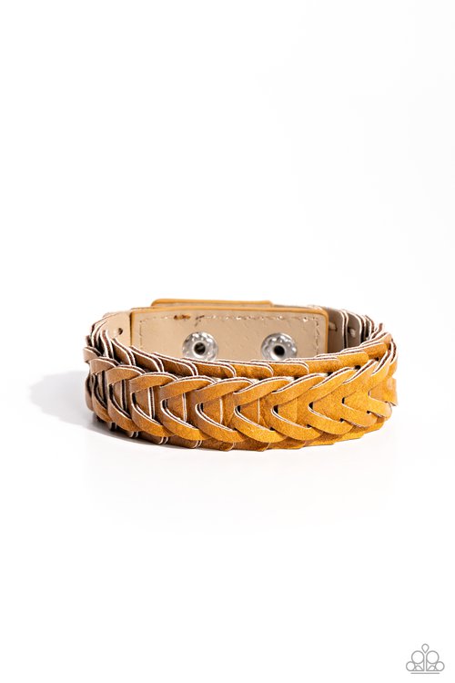 Western Nomad - Yellow - Paparazzi Bracelet Image