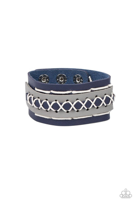 Horsing Around - Blue - Paparazzi Bracelet Image