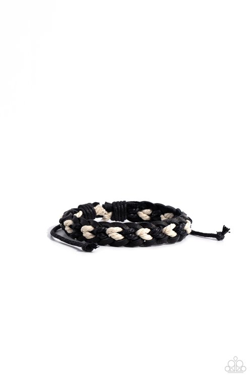 Tidal Drift - Black - Paparazzi Bracelet Image