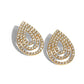 Red Carpet Reverie - Gold - Paparazzi Earring Image
