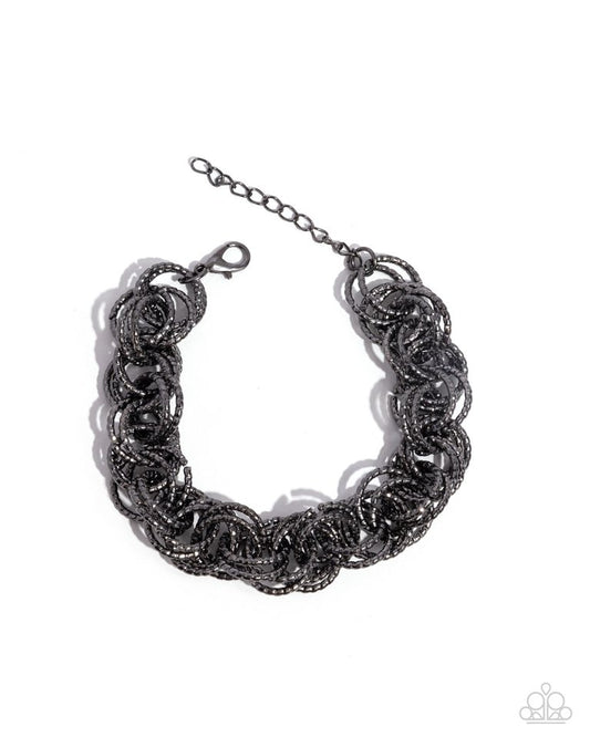 Audible Shimmer - Black - Paparazzi Bracelet Image