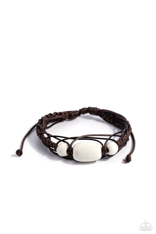 SOJOURN On - White - Paparazzi Bracelet Image