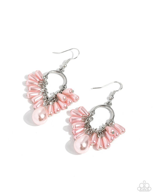 Ahoy There! - Pink - Paparazzi Earring Image