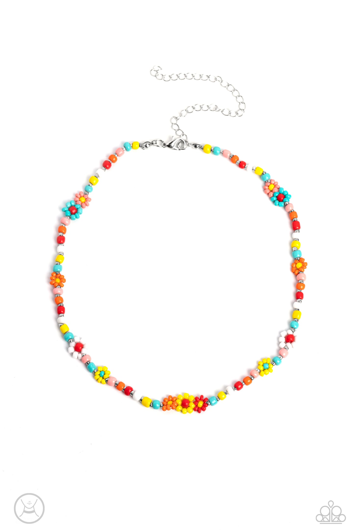 Paparazzi Necklace ~ Flower Child Flair - Multi