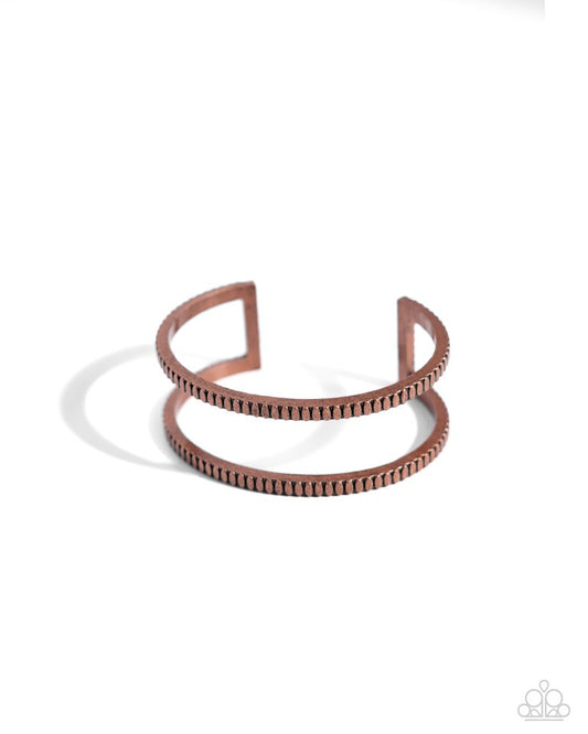 Prehistoric Passion - Copper - Paparazzi Bracelet Image