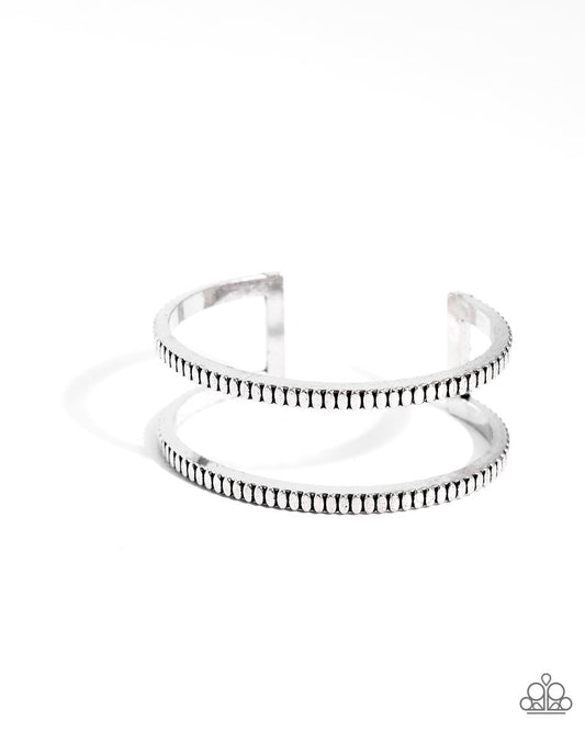 Prehistoric Passion - Silver - Paparazzi Bracelet Image