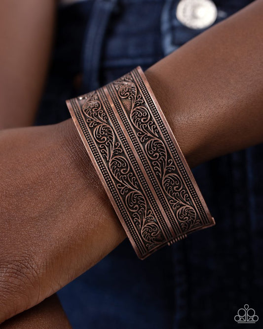 Eclectic European - Copper - Paparazzi Bracelet Image