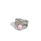 Parisian Pinnacle - Pink - Paparazzi Ring Image