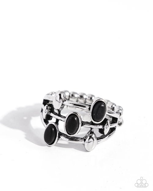 In The Friend STONE - Black - Paparazzi Ring Image