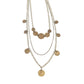 Dynasty Dance - Brass - Paparazzi Necklace Image