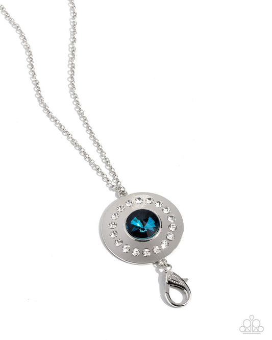 Rounded Reign - Blue - Paparazzi Necklace Image