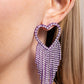 Sumptuous Sweethearts - Purple - Paparazzi Earring Image