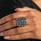 Steadfast Stack - Silver - Paparazzi Ring Image