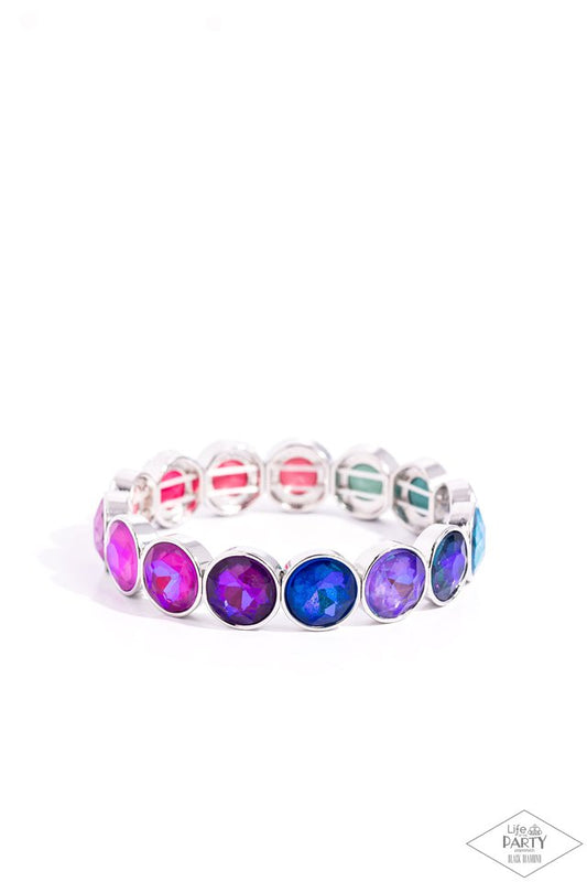 Radiant on Repeat - Multi - Paparazzi Bracelet Image