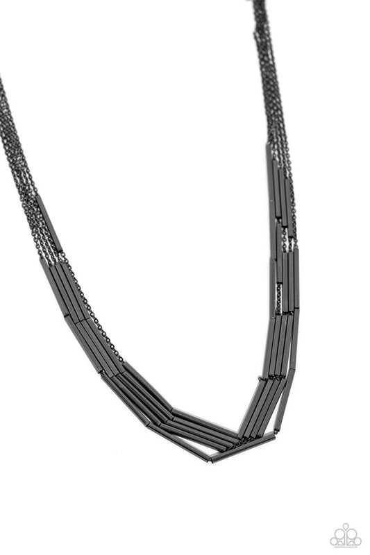 Dynamic Default - Black - Paparazzi Necklace Image