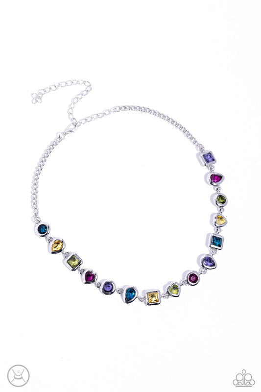 Paparazzi Necklace ~ Abstract Admirer - Multi