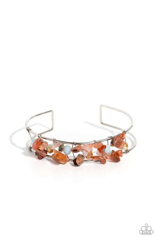 Handcrafted Headliner - Orange - Paparazzi Bracelet Image