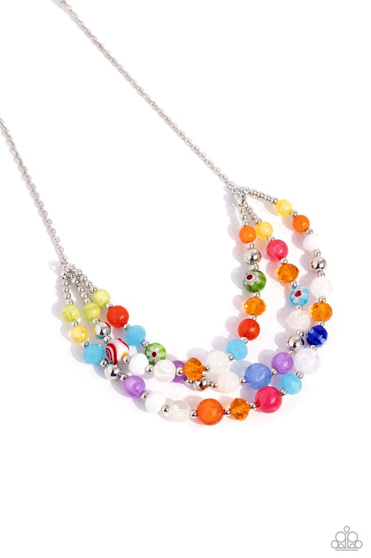 Summer Scope - Multi - Paparazzi Necklace Image