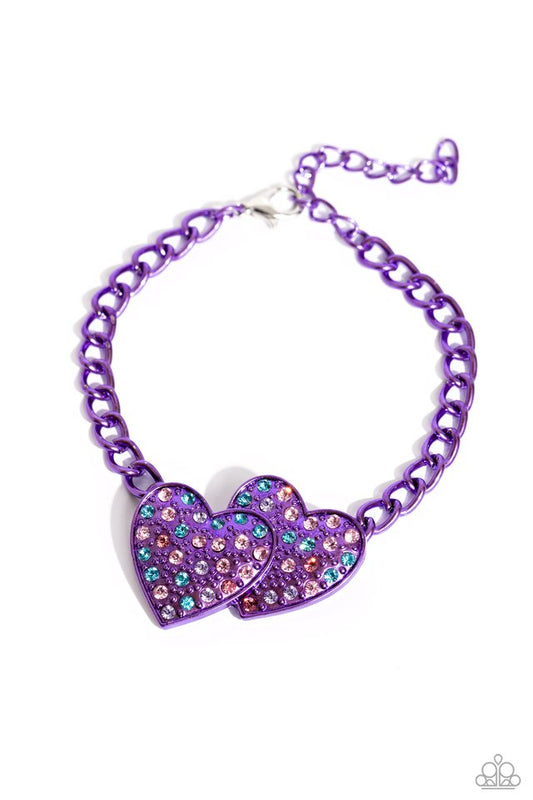Lovestruck Lineup - Purple - Paparazzi Bracelet Image