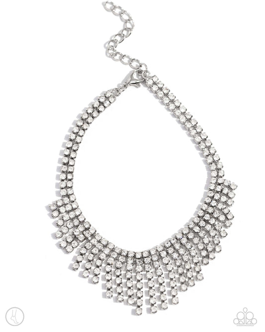 Paparazzi Bracelet ~ Curtain Confidence - White