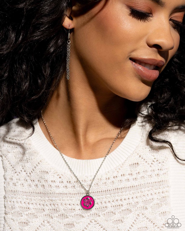 Beachy Basic - Pink - Paparazzi Necklace Image