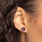 Breathtaking Birthstone - Purple - Paparazzi Earring Image