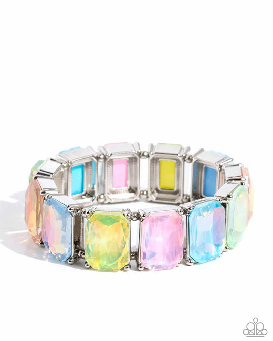 Pulsera Paparazzi ~ Escapada glamurosa - Multicolor