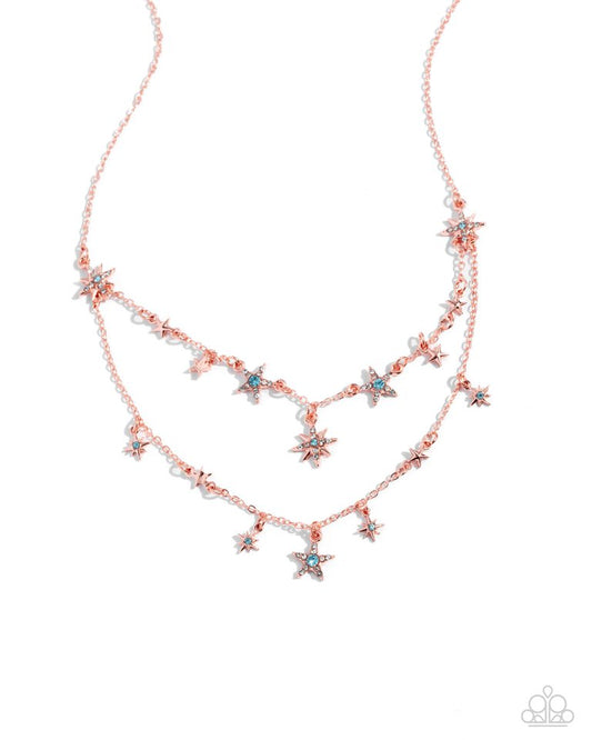 Raising the STAR - Copper - Paparazzi Necklace Image