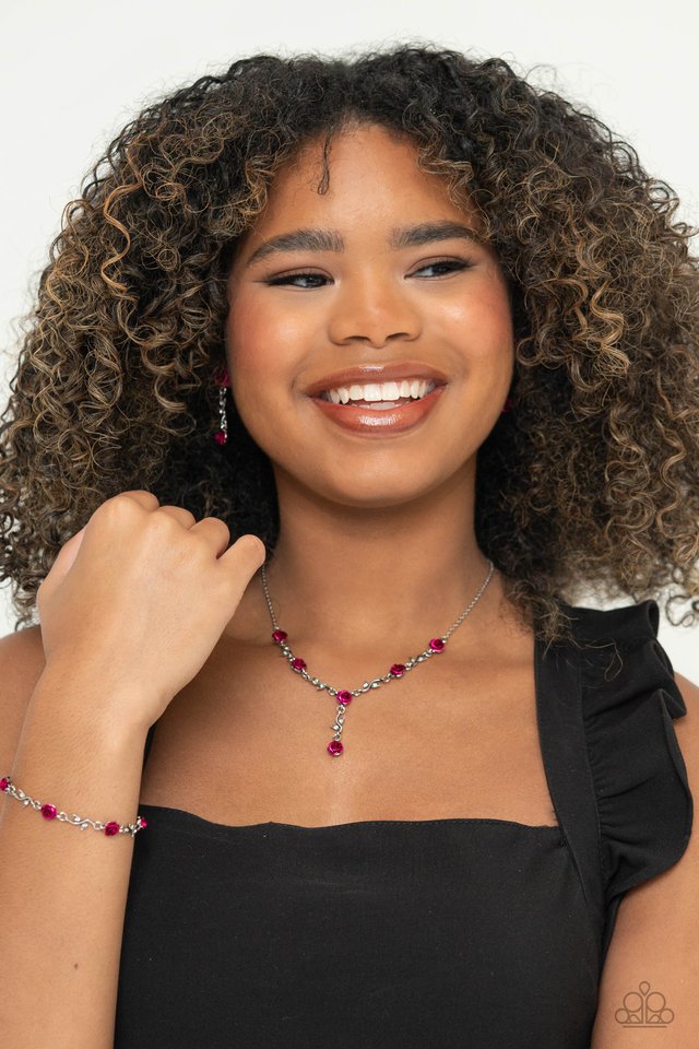 ROSE Without Saying... - Pink - Paparazzi Necklace Image