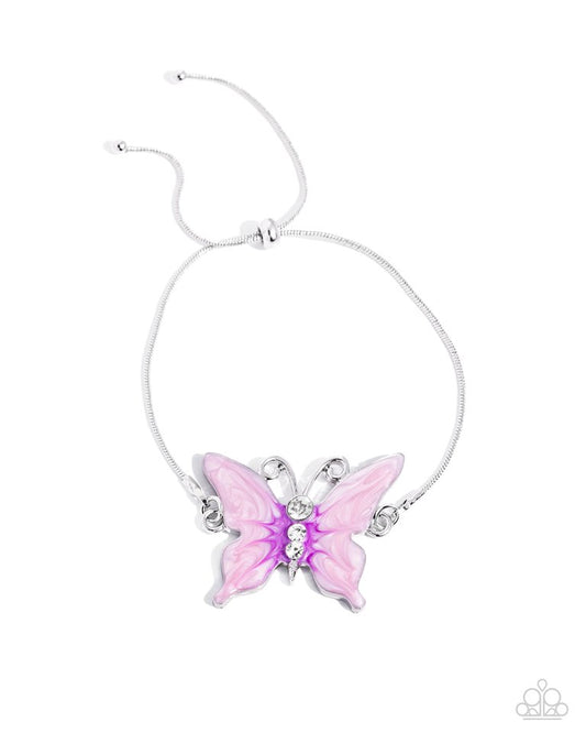 Aerial Adornment - Purple - Paparazzi Bracelet Image