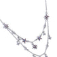 Raising the STAR - Purple - Paparazzi Necklace Image