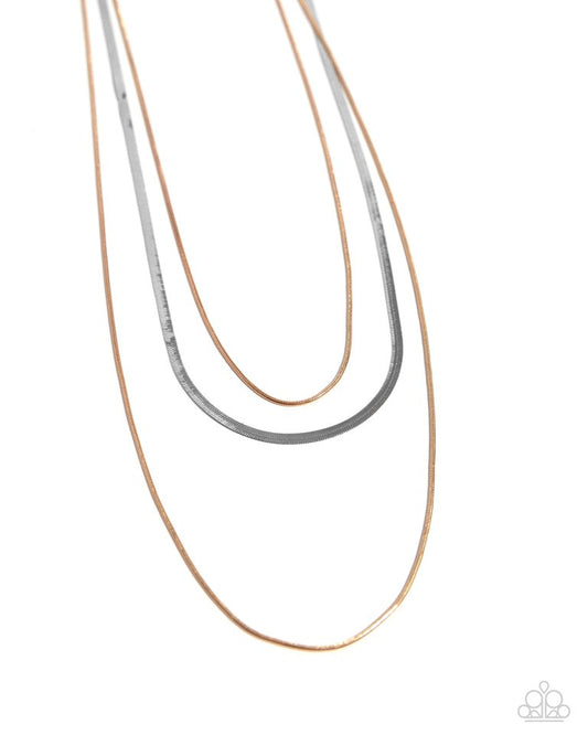 Key LAYER - Multi - Paparazzi Necklace Image