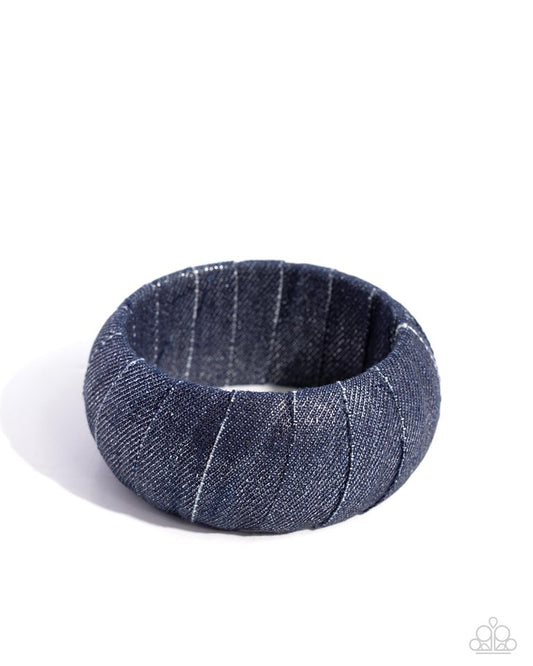 Denim Delight - Blue - Paparazzi Bracelet Image