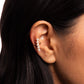 CUFF Love - Gold - Paparazzi Earring Image