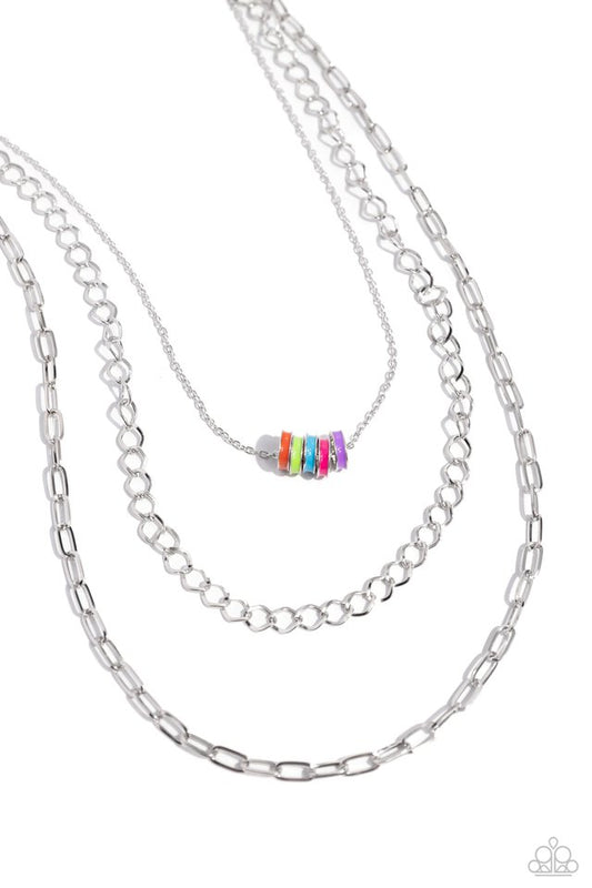 Colorful Cadet - Multi - Paparazzi Necklace Image